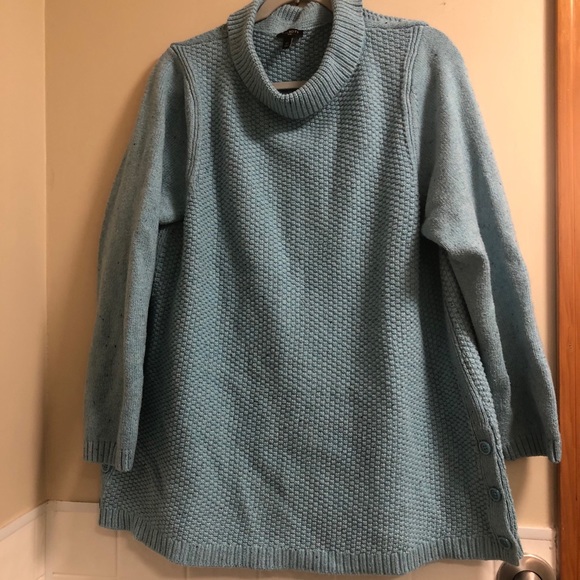 DONATED to WNC Helene Recovery Talbots 2X textured Sabrina Donegal Sweater - Picture 2 of 10